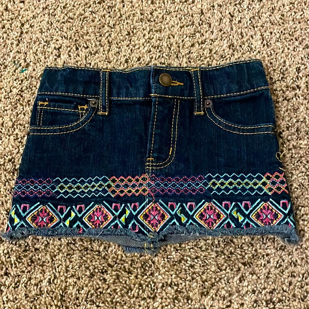 Lucky “Sofia mini” denim skirt